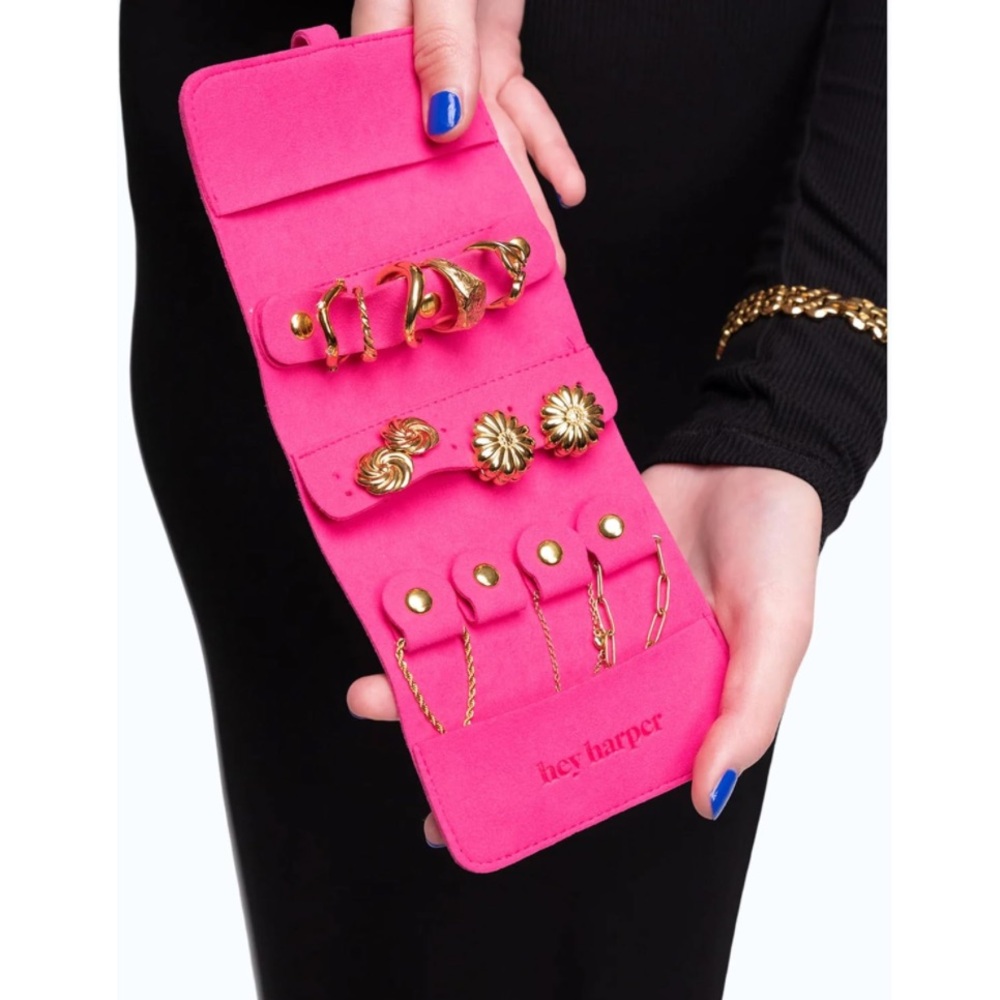 Hey Harper Pink Jewelry Organizer